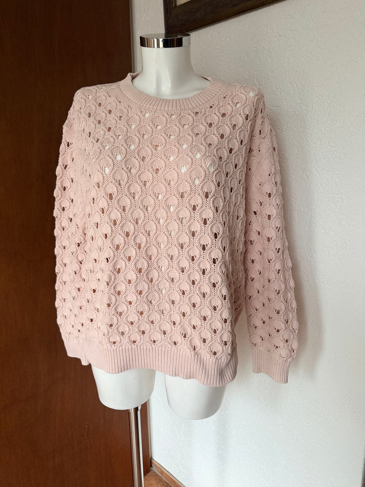 Primark Roze Gebreide Trui Maat M, Ophalen of Verzenden, Zo goed als nieuw, Maat 38/40 (M), Roze