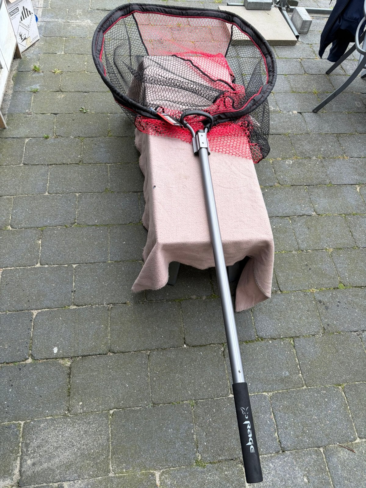 Nieuw fox rage speedflow x large coated schepnet, Ophalen, Nieuw, Net of Fuik