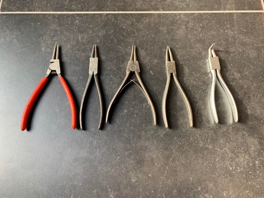 Set knipex / gedore borgveer tangen, Doe-het-zelf en Verbouw, Gereedschap | Handgereedschap, Ophalen of Verzenden, Zo goed als nieuw