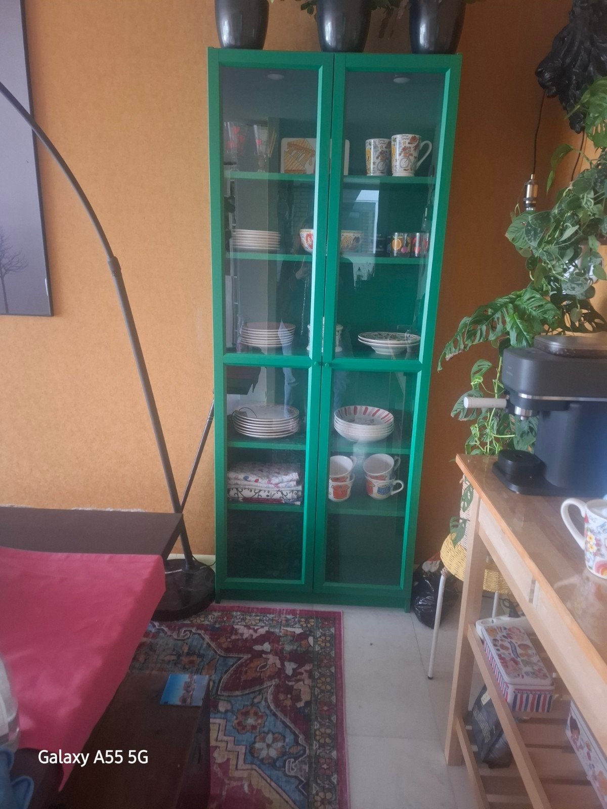 groene billy ikea kast, Huis en Inrichting, Woonaccessoires | Cd- en Dvd-rekken, Ophalen, Zo goed als nieuw, Hout, Cd's of Dvd's