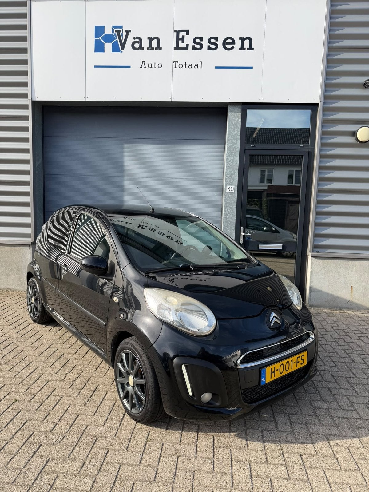 Citroën C1 1.0i 68PK 5D 2012 Zwart, Auto's, Voorwielaandrijving, Zwart, 4 stoelen, Bedrijf