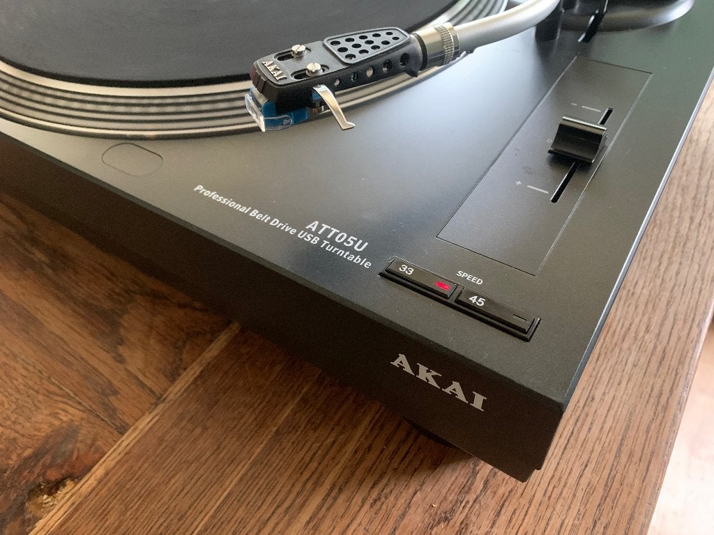 AKAI platenspeler ATT05U, Audio, Tv en Foto, Platenspelers, Ophalen, Gebruikt, Akai, Pitch-regelaar