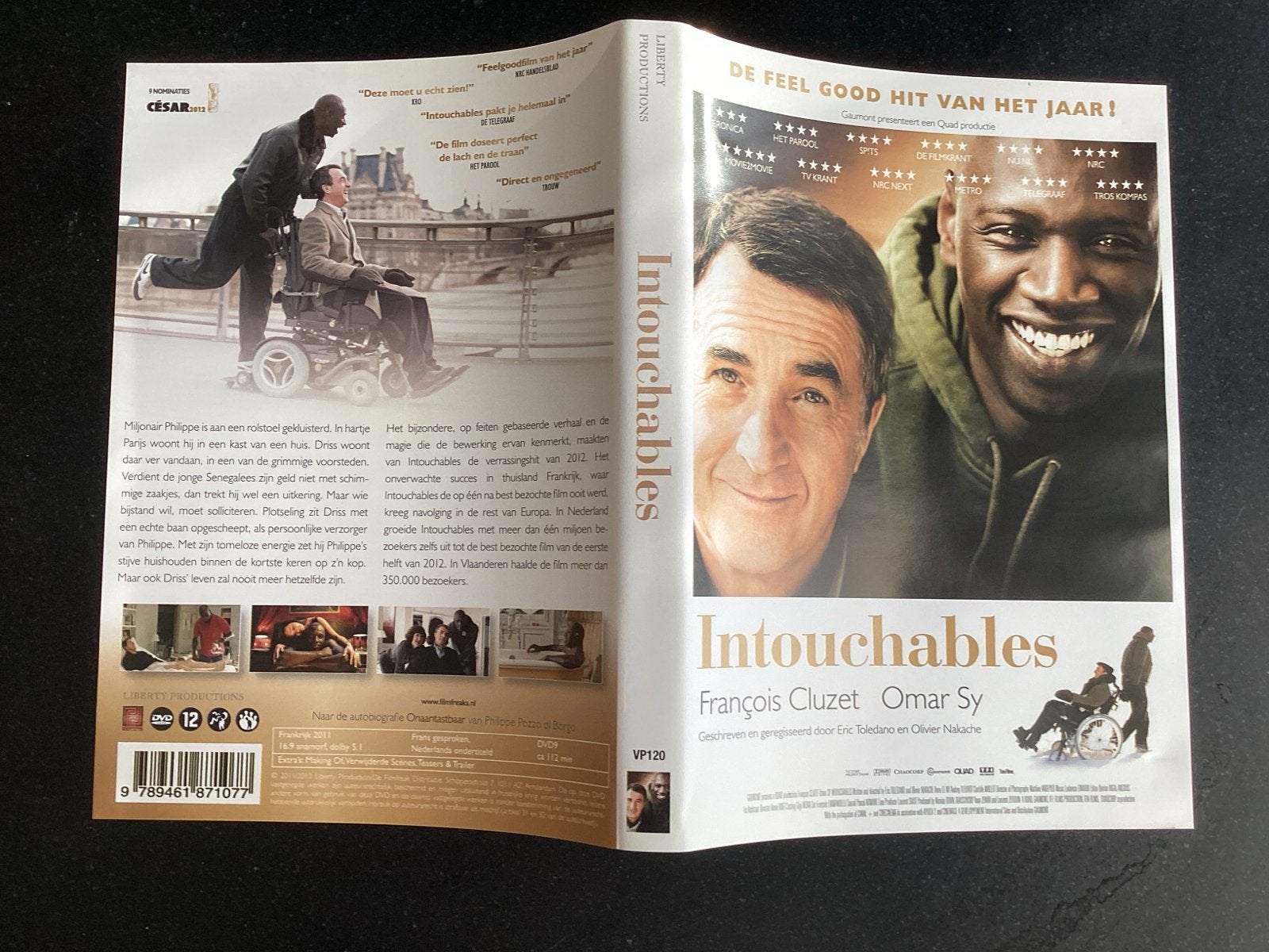 Intouchables DVD - Feel Good Hit van het Jaar!, Cd's en Dvd's, Gebruikt, Waargebeurd drama, Nederlands, Ophalen of Verzenden
