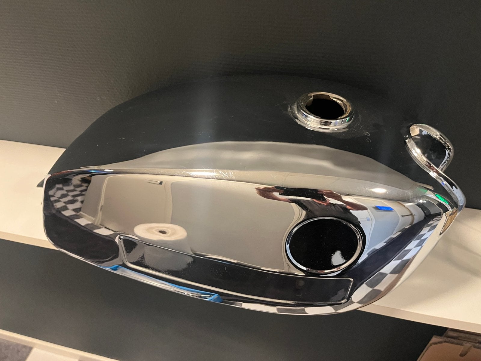 Korte banen tank opnieuw verchroomd, Ophalen of Verzenden, Nieuw, Tank