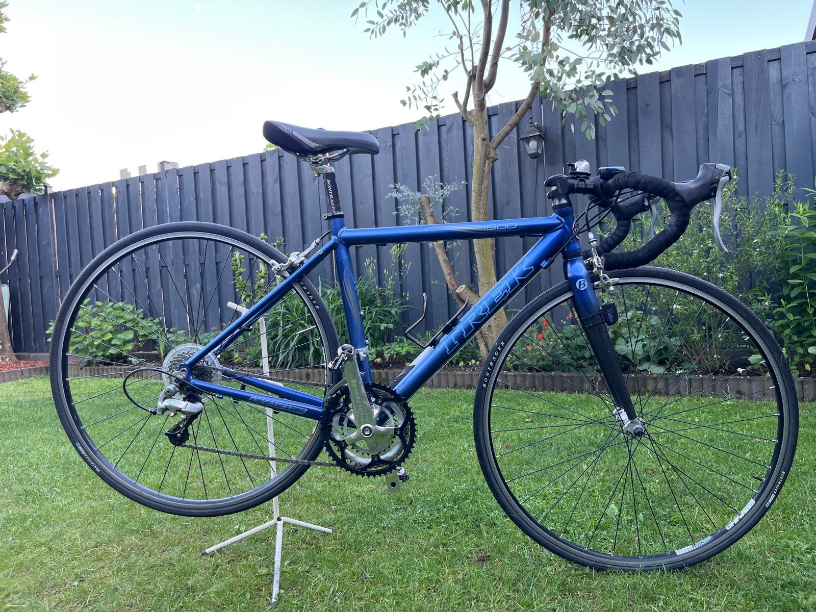 Trek racefiets, framemaat 47, Shimano Tiagra, Fietsen en Brommers, Fietsen | Racefietsen, Overige merken, 28 inch, Gebruikt, Velgrem