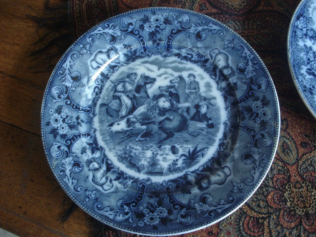 1 ste prachtig antiek wandbord SOCIETE CERAMIQUE, Ophalen of Verzenden