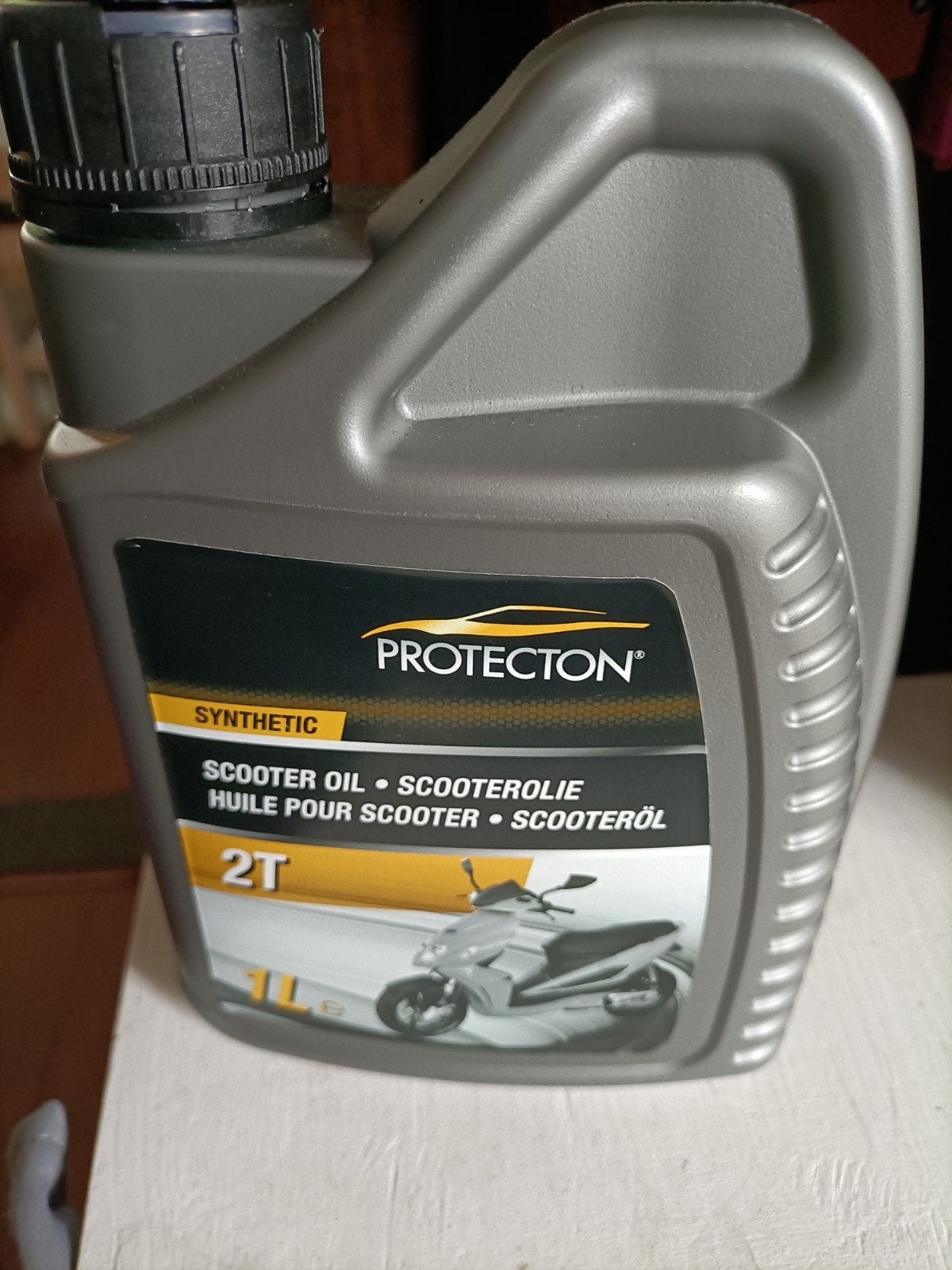 scooter oil Protection, Ophalen