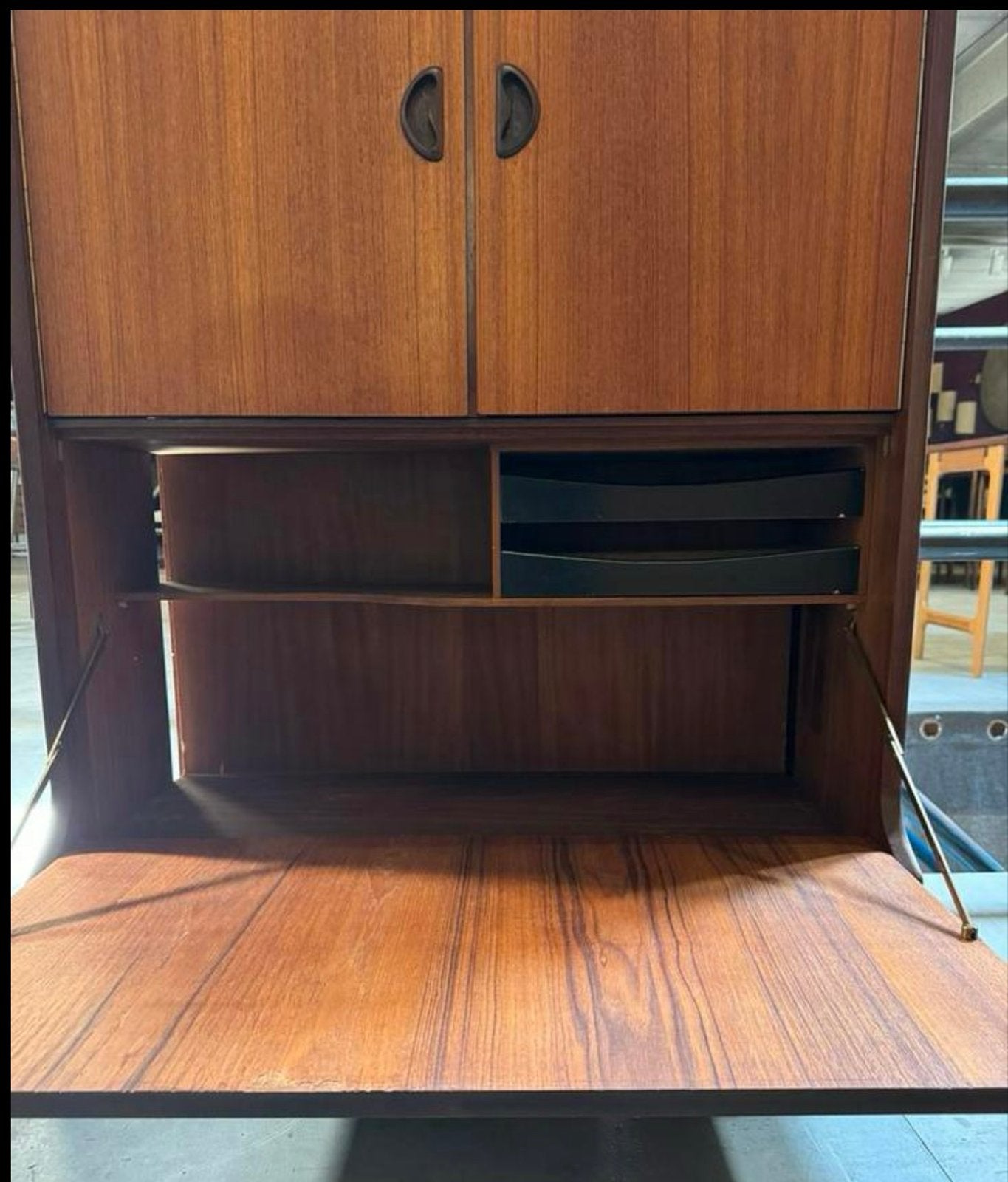 Vintage Teak van Teeffelen combimeubel nr. 56, Ophalen, Gebruikt