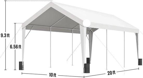 Garagetent - Partytent - Carport Tent - Tent - 10x20ft - Wat, Corvance B.V., Verzenden, Nieuw, Corvancebol@gmail.com