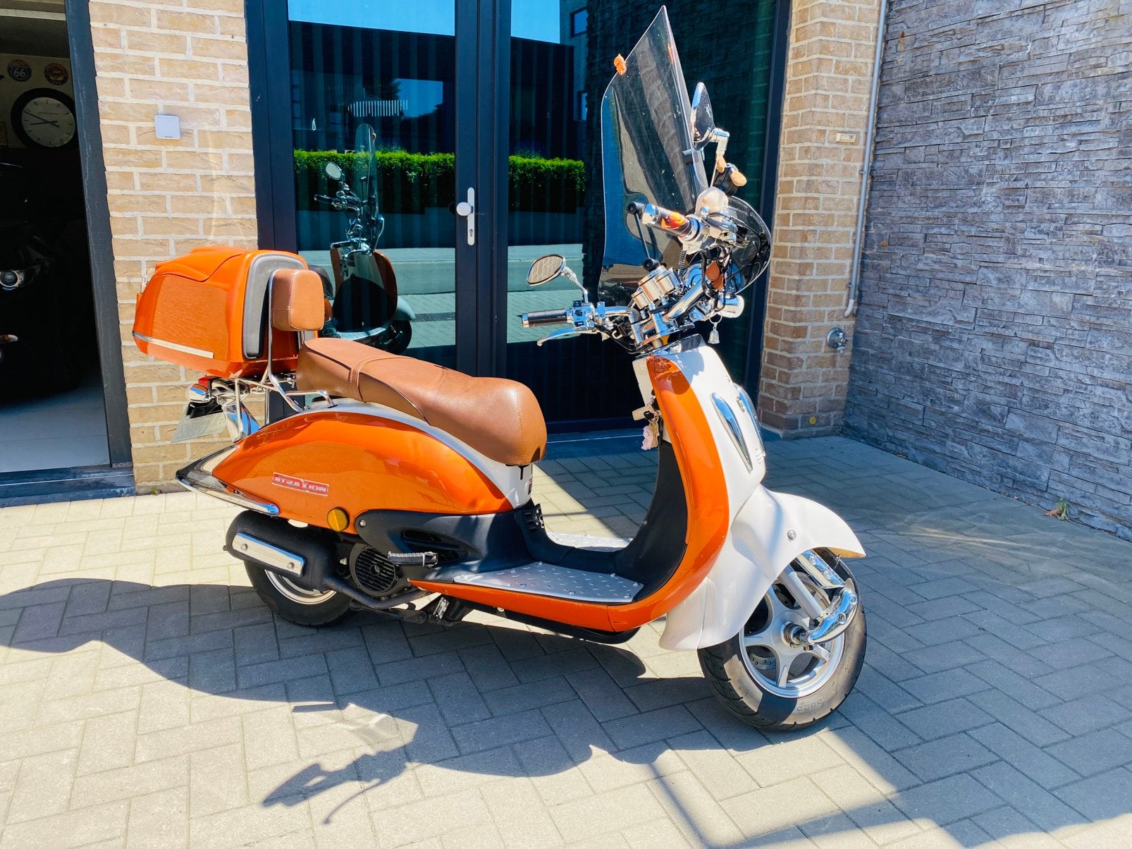 Neco borsalino 125cc, Ophalen, 125 cc, Zo goed als nieuw, Benzine