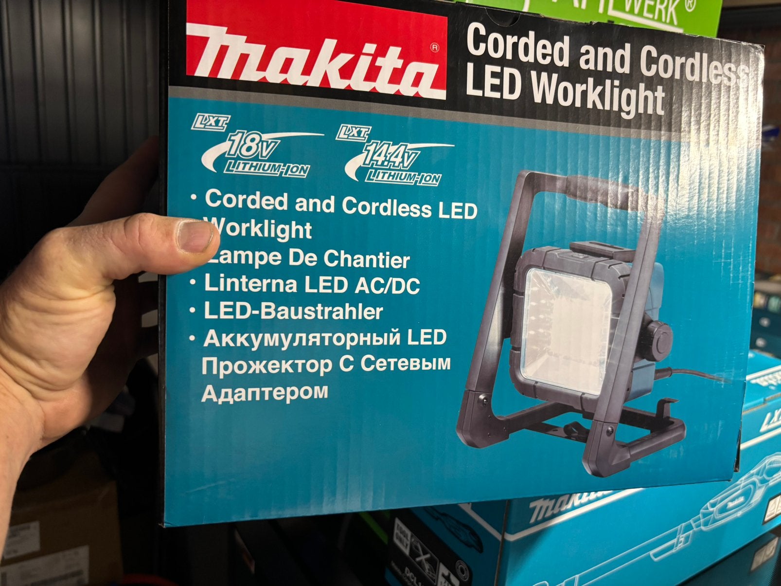 Makita, Doe-het-zelf en Verbouw, Ophalen, Zo goed als nieuw, Minder dan 50 watt, Lamp