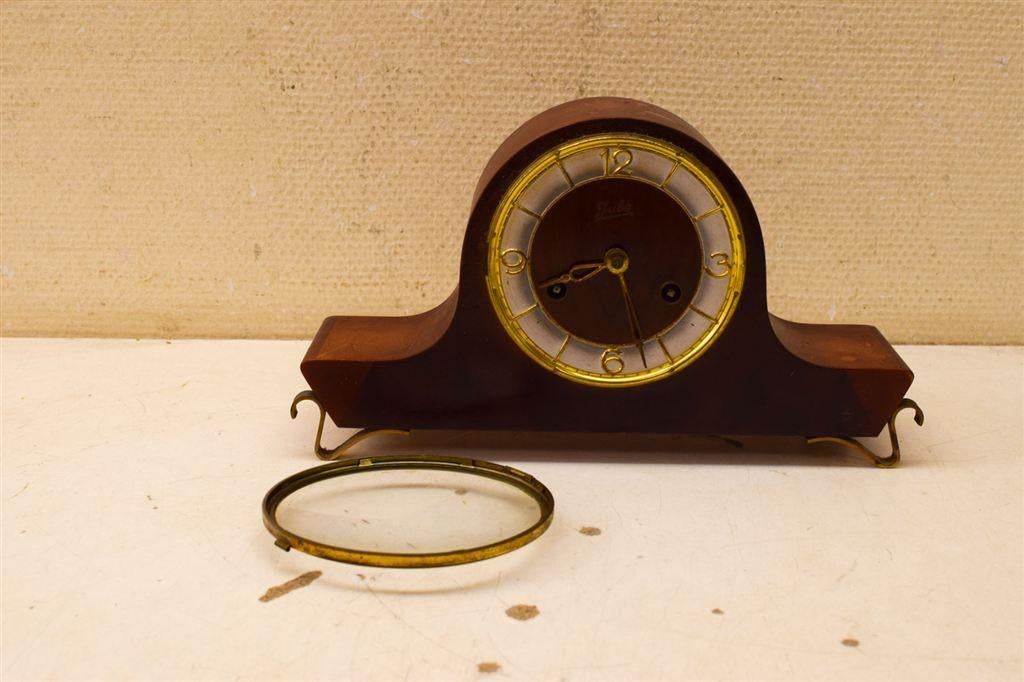 Schouwklok 48705, Huis en Inrichting, Woonaccessoires | Klokken, Ophalen of Verzenden, Gebruikt, Wandklok
