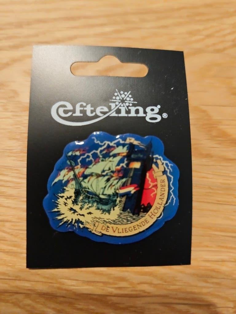 Efteling pin De Vliegende Hollander promotie 2006, Ophalen, Nieuw, Button of Speldje