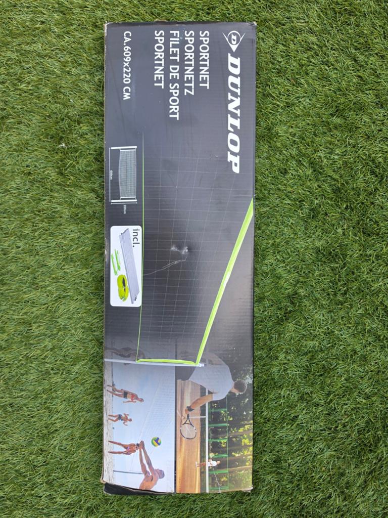 Dunlop sport net - Badminton/Volleybal/Tennis (609x220cm), Ophalen of Verzenden, Nieuw, Overige typen, Dunlop