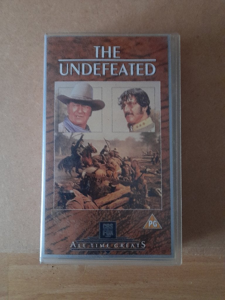 The Undefeated VHS John Wayne Collection, Cd's en Dvd's, VHS | Film, Alle leeftijden, Ophalen of Verzenden, Zo goed als nieuw