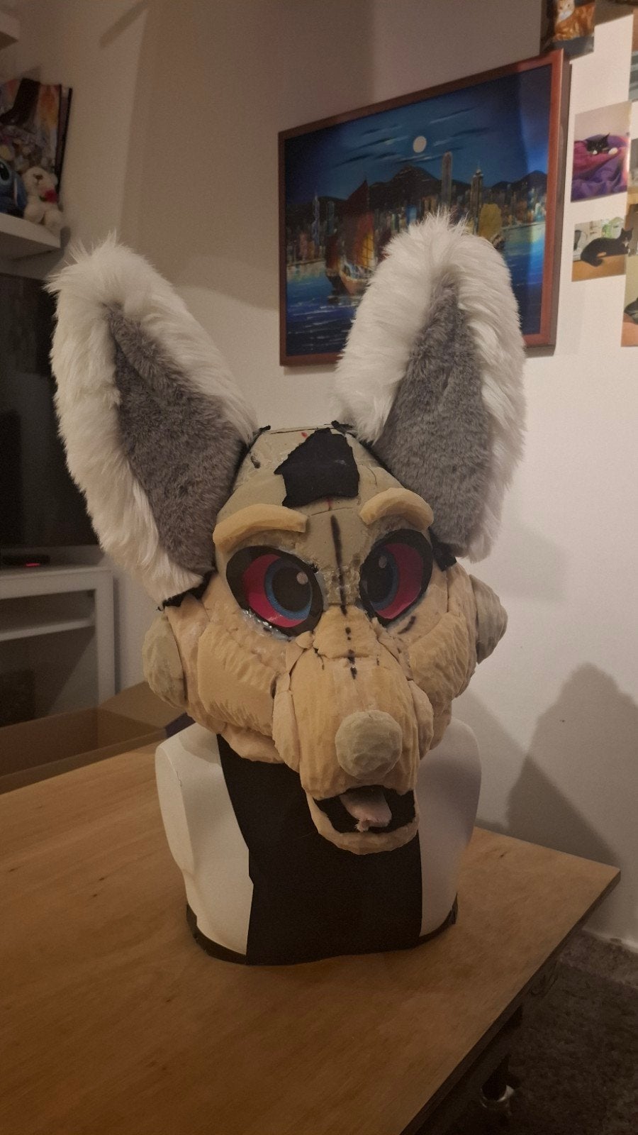 Furry Hoofd / Fursuit Hoofd - Onafgemaakt Project, Hobby en Vrije tijd, Kostuums, Theaterbenodigdheden en LARP, Ophalen of Verzenden