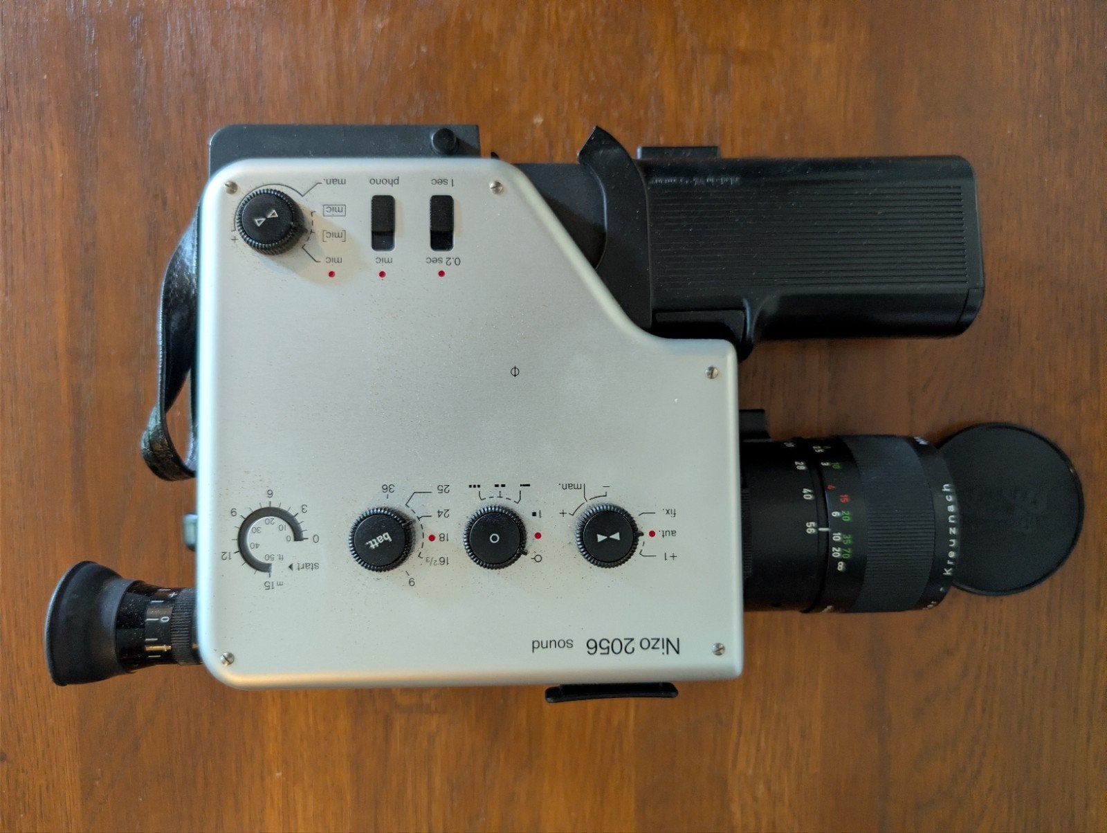 Nizo 2056 Sound Super 8 camera voor onderdelen/reparatie, Ophalen, 8mm, Camera