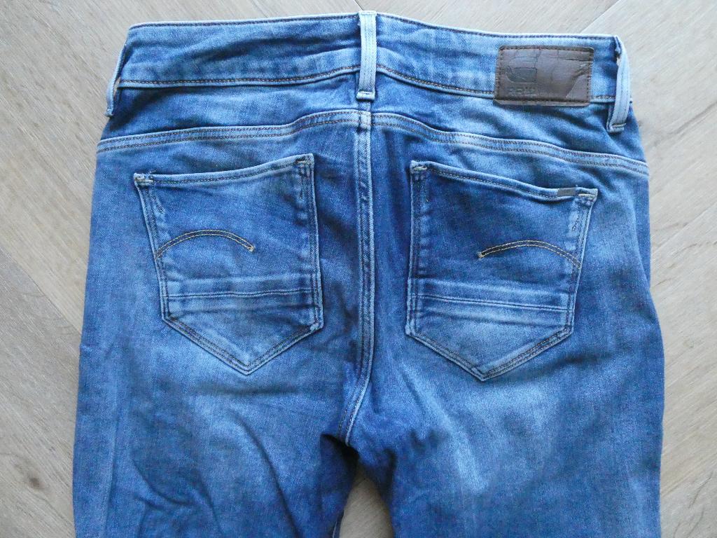 Mooie Gstar Arc 3D Mid Skinny wmn spijkerbroek maat 27-30, Zo goed als nieuw, W27 (confectie 34) of kleiner, G-star, Verzenden
