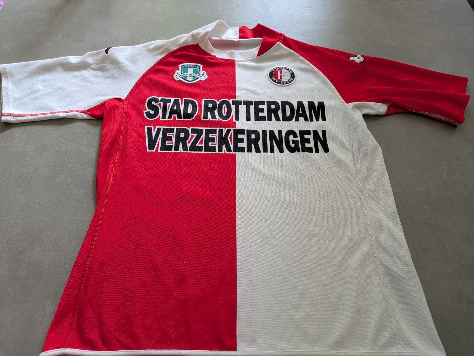 Voetbalshirt Feyenoord vintage shirt 2003 Zeldzaam, Sport en Fitness, Voetbal, Maat L, Ophalen of Verzenden, Zo goed als nieuw