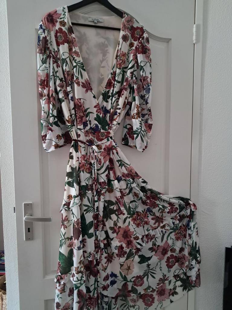Miljuschka jurk 50, Ophalen of Verzenden, Zo goed als nieuw, Maat 46/48 (XL) of groter, Onder de knie