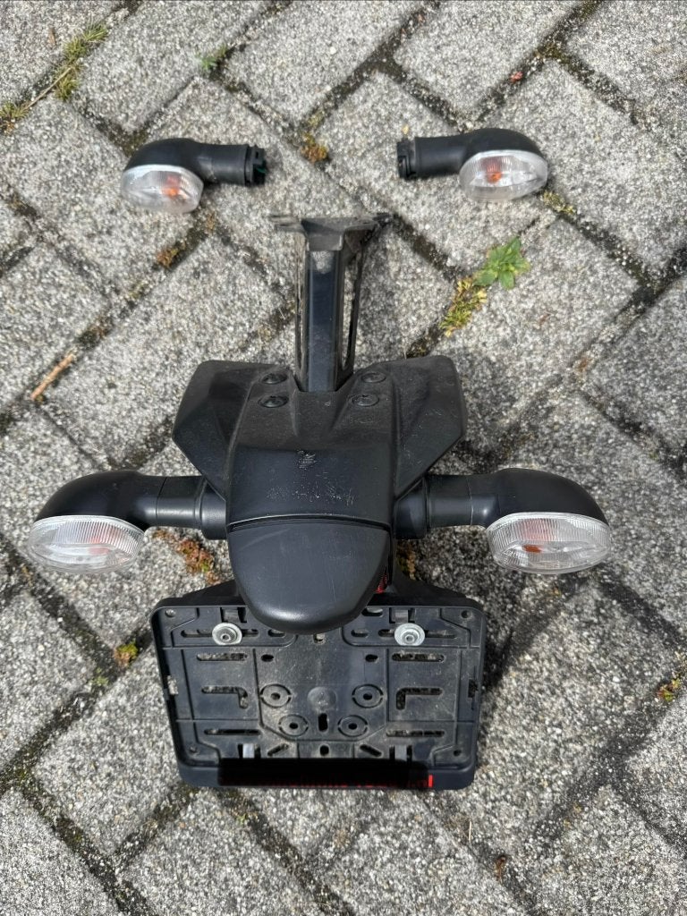 Kentekenplaat houder + knipperlichten Yamaha MT07 Tracer GT, Motoren, Ophalen, Gebruikt