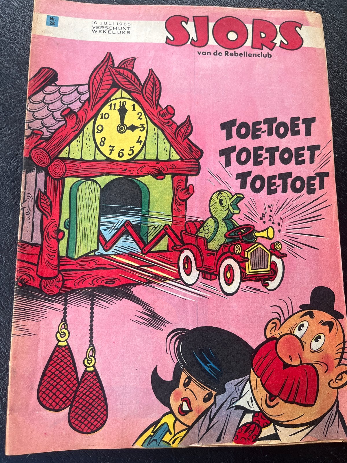 Sjors van de Rebellenclub - Nr. 28 - 15 juli 1965, Ophalen of Verzenden, Gelezen, Overige typen