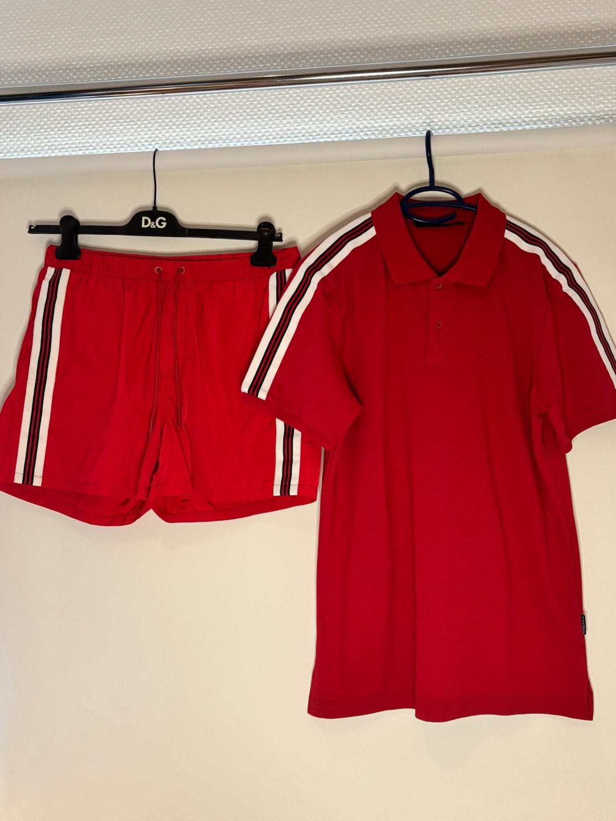 Airforce zwemshort xl met bijpassend polo L, Ophalen of Verzenden, Maat 52/54 (L), Rood