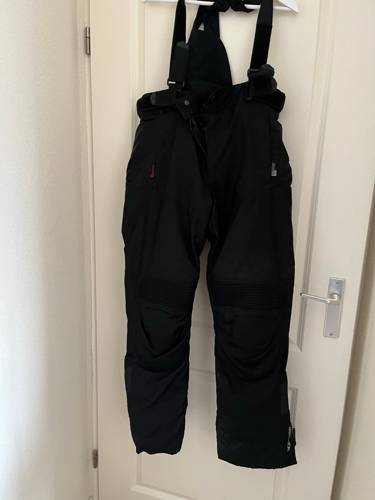 Motorbroek met bretels - Maat M - Dames, Ophalen, Tweedehands, Dames, Broek | textiel