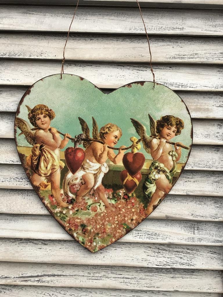 Metalen Wanddecoratie wandborden, Huis en Inrichting, Woonaccessoires | Wanddecoraties, Ophalen of Verzenden, Zo goed als nieuw