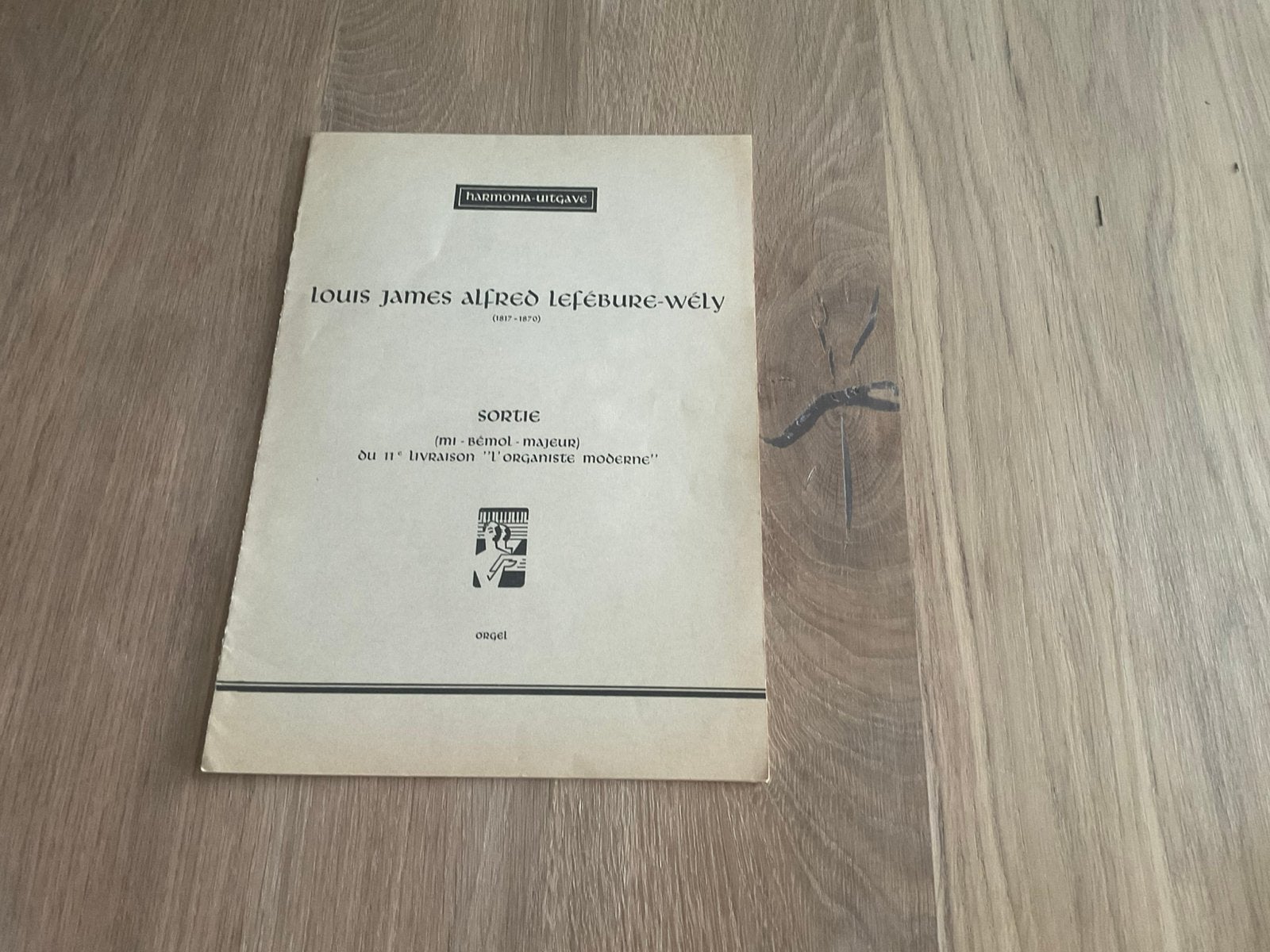 Bladmuziek orgel, Sortie Lefébury-Wely, Muziek en Instrumenten, Bladmuziek, Ophalen of Verzenden, Zo goed als nieuw