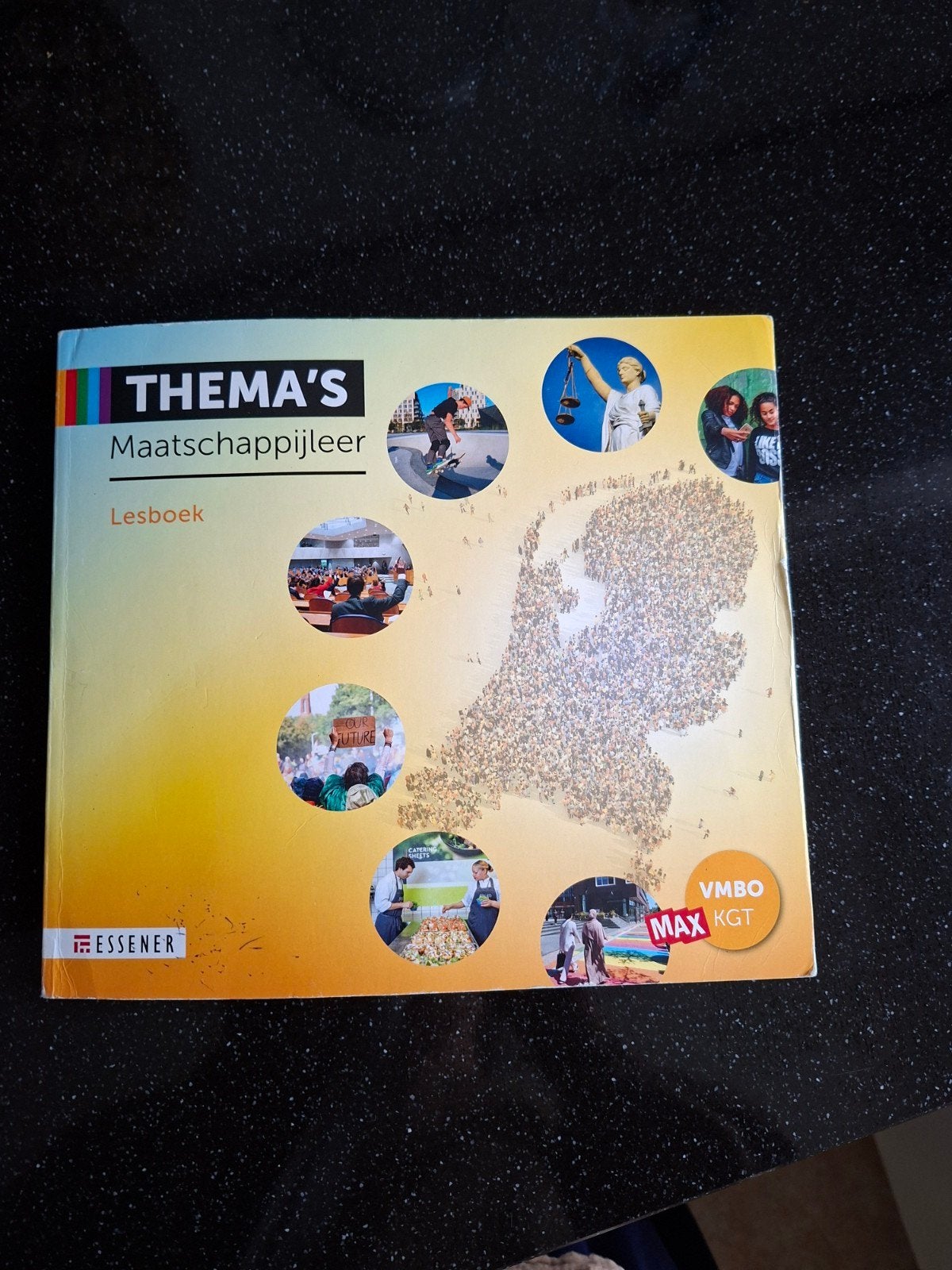 Thema's Maatschappijleer lesboek, Boeken, Schoolboeken, Ophalen of Verzenden, Zo goed als nieuw, Overige niveaus, Nederlands