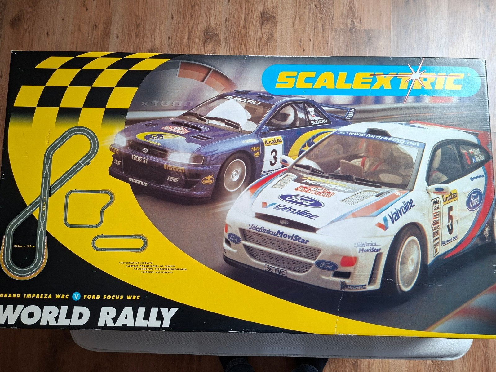 Scalextric Slotracing Set - Nog erg netjes en werkend, Racebaan, Zo goed als nieuw, Elektrisch, Ophalen