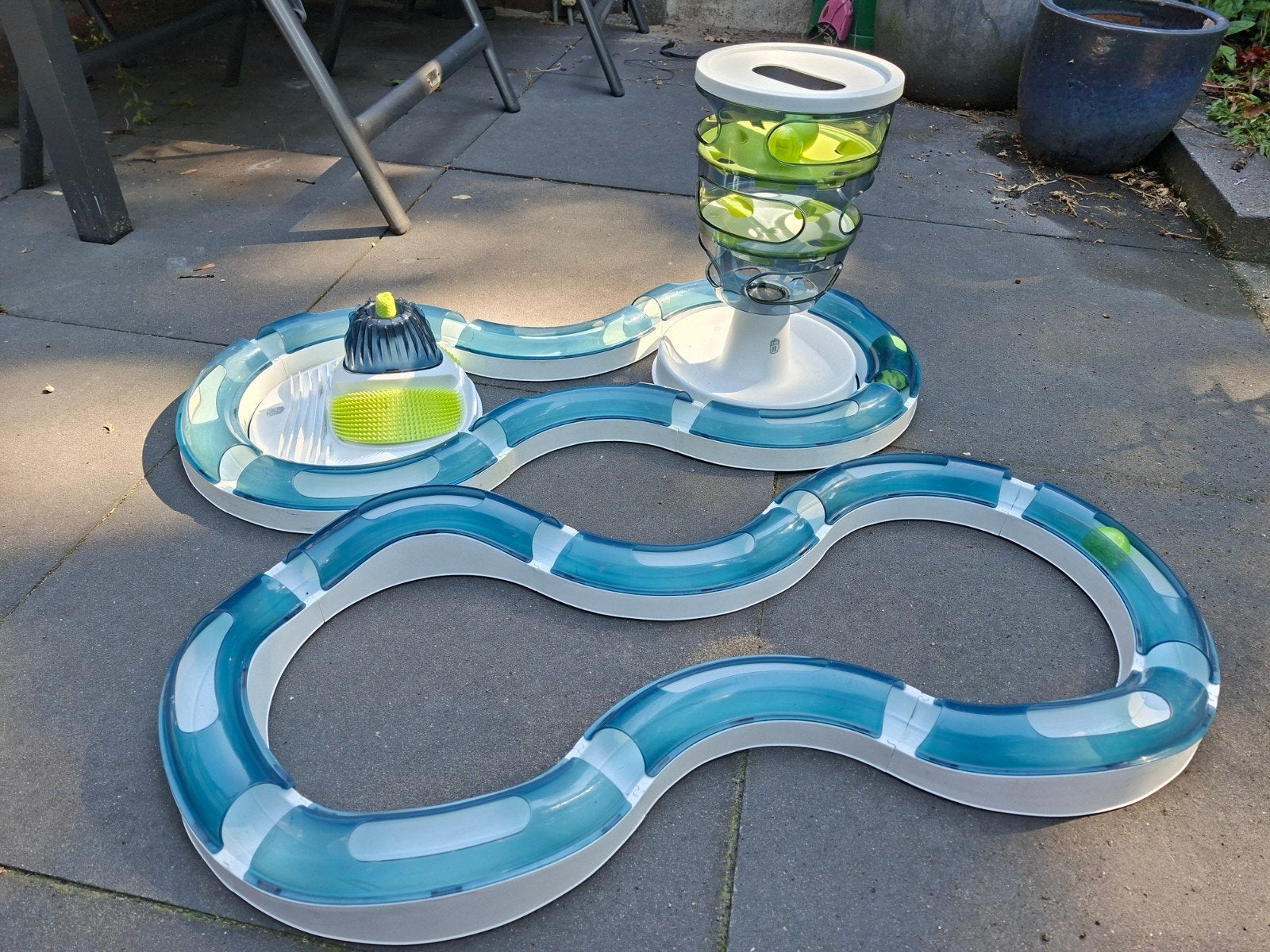 Catit Senses speelrail (2x), voederboom & massagecentrum, Dieren en Toebehoren, Ophalen
