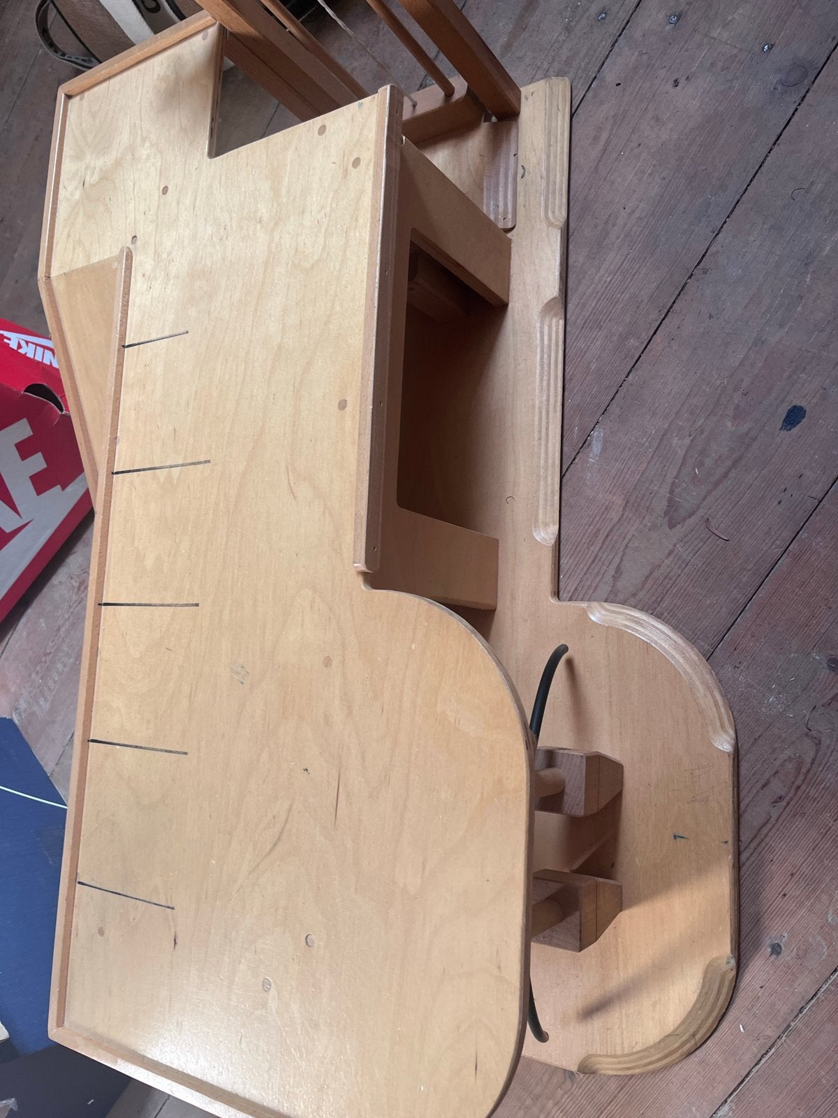 Houten speelgarage met tankstation en garage, Kinderen en Baby's, Ophalen, Gebruikt, Jongen of Meisje