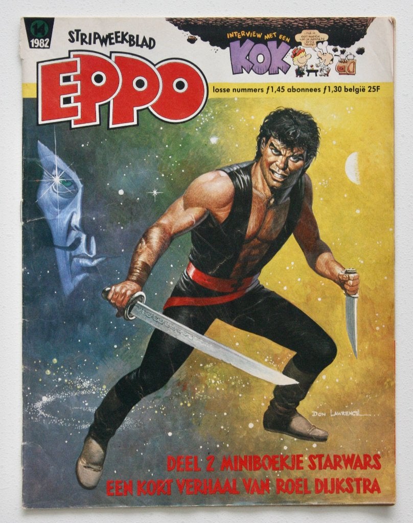 Stripweekblad Eppo 1982 nr. 14, Eén stripboek, Ophalen of Verzenden, Gelezen
