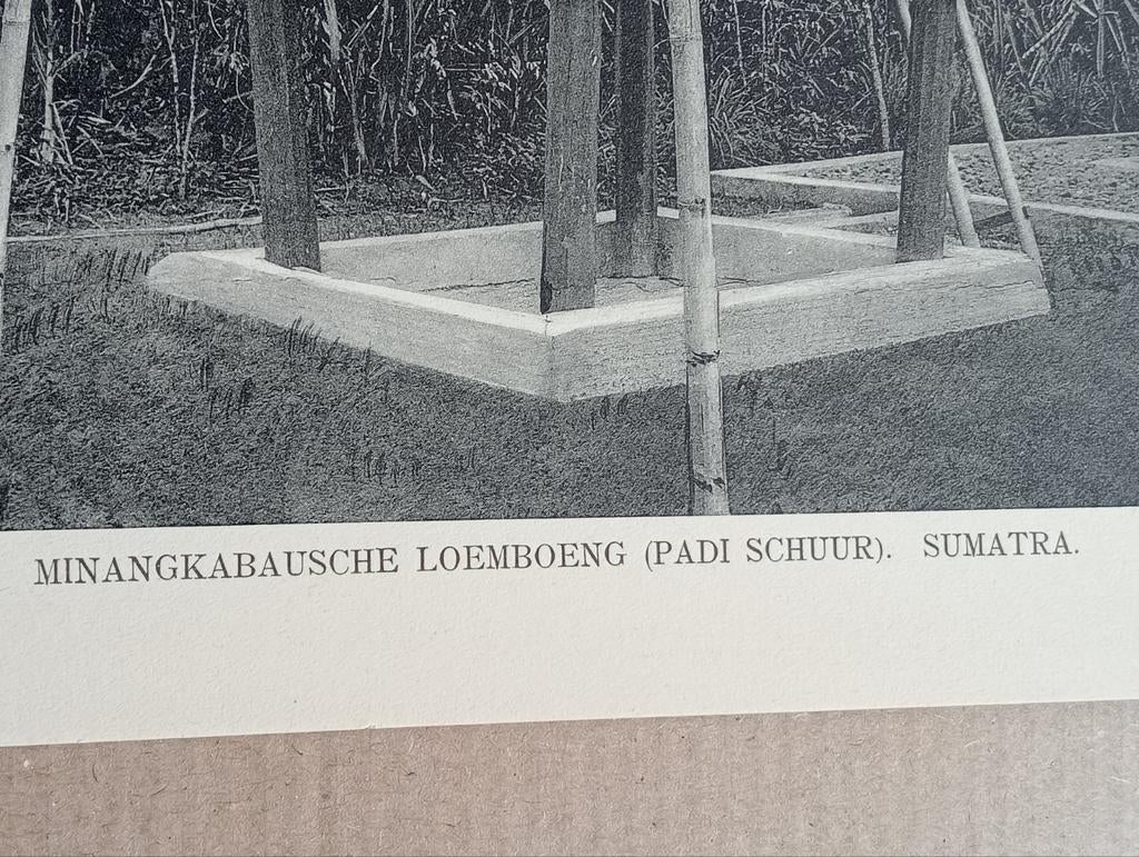 Fotogravure 1910 Indonesië Indonesia Sumatra, Ophalen of Verzenden, Voor 1940, Gebruikt, Overige onderwerpen