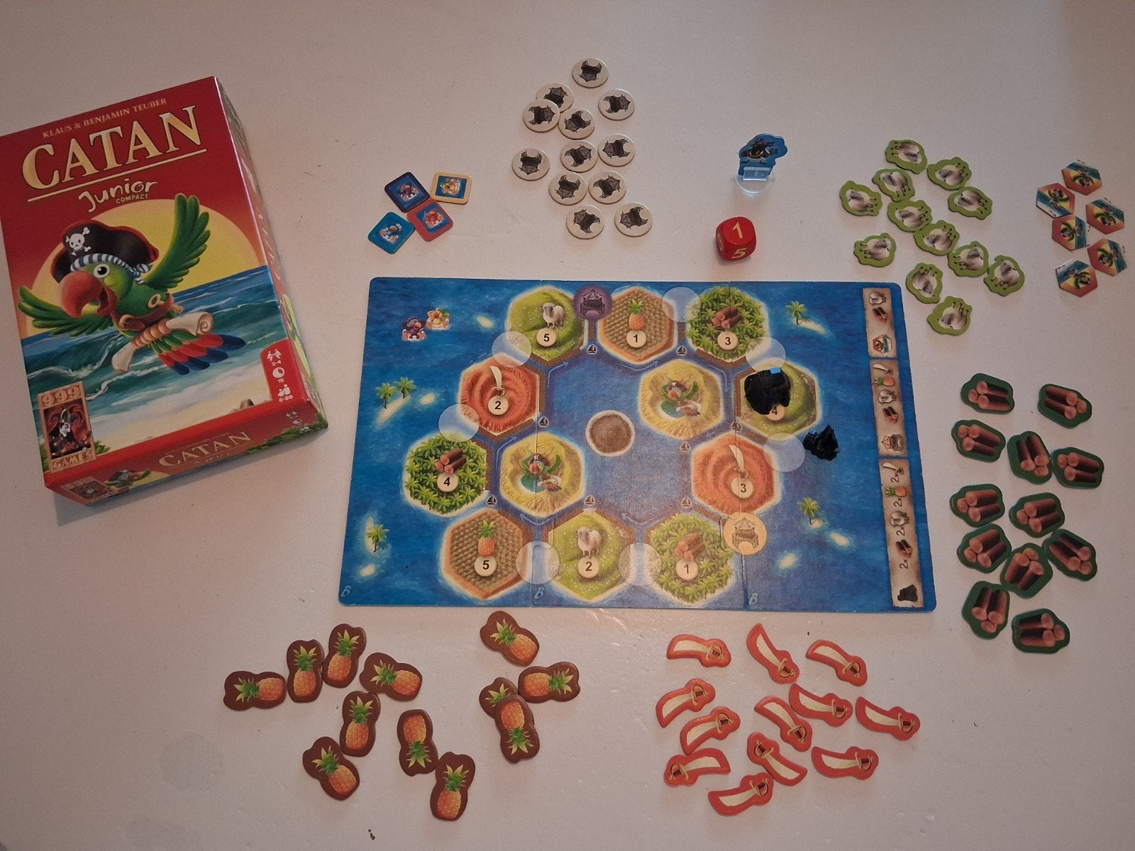Catan junior compact, Ophalen