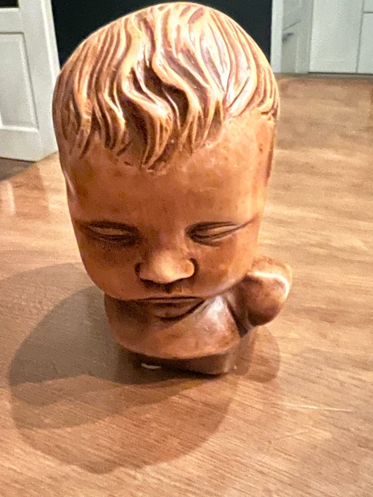 Vintage kinderhoofdje  ap 240, Antiek en Kunst, Overige onderwerpen, Minder dan 20 cm, Buste, Ophalen of Verzenden