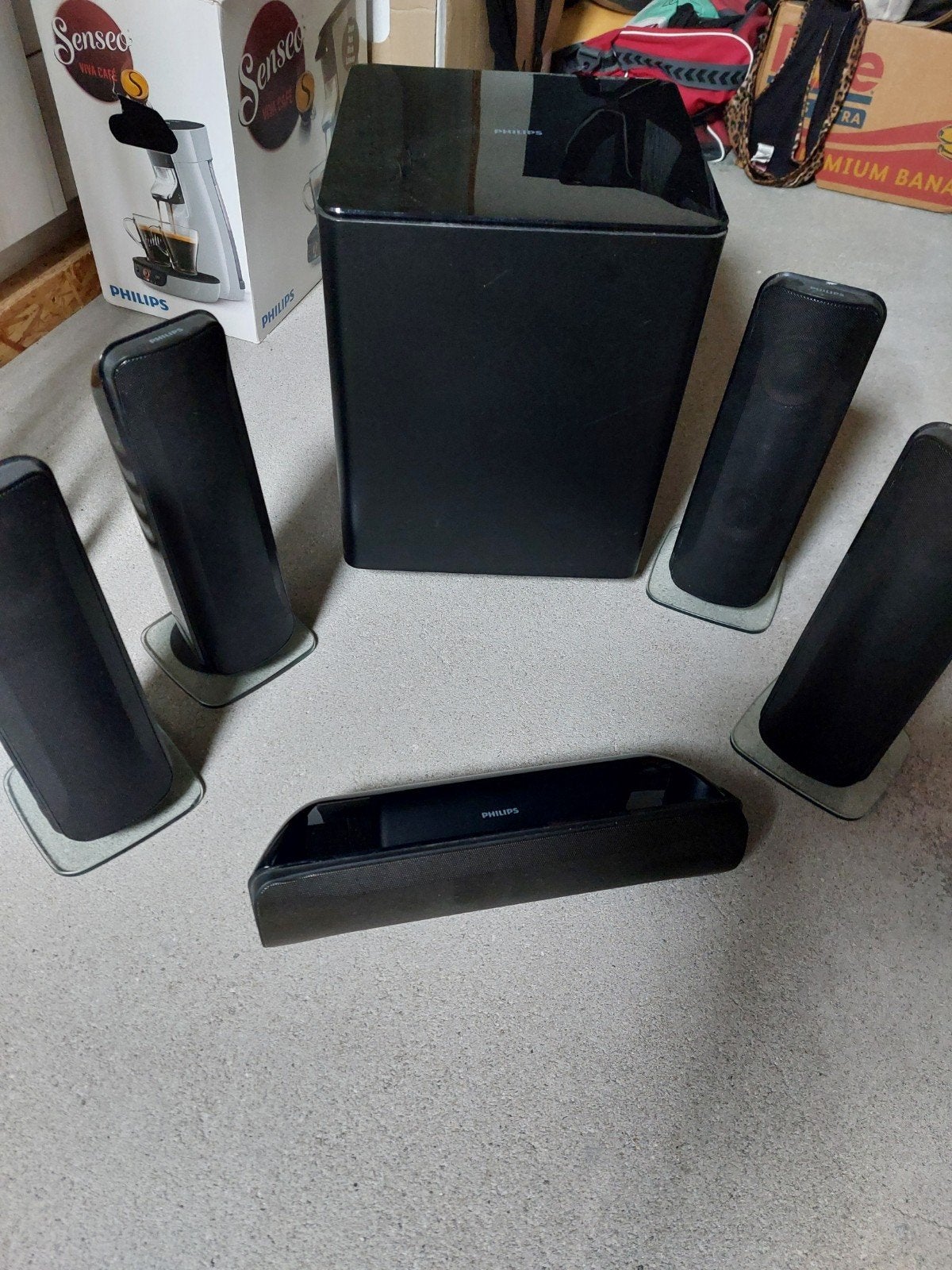 Philips 5.1 Luidsprekersysteem, Ophalen, Philips, Gebruikt, 70 watt of meer