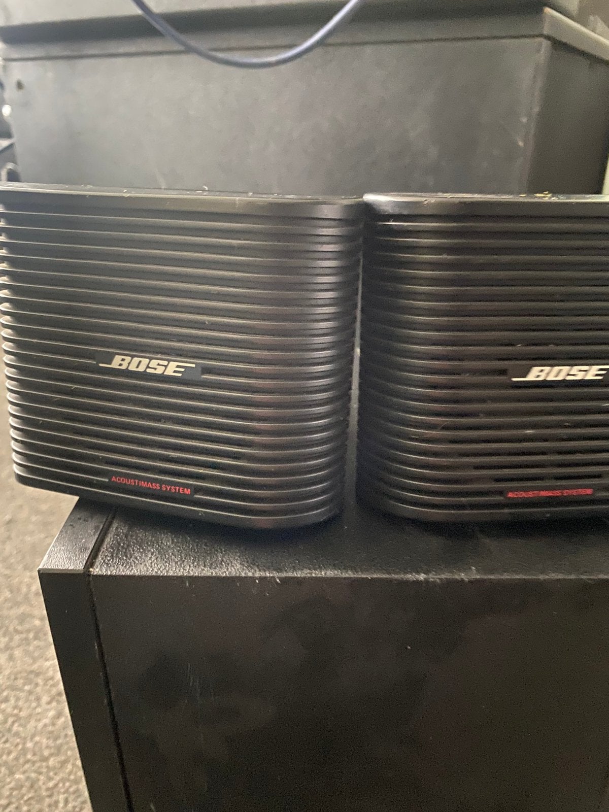 Bose Acoustimass 3 Speaker System met beugels!, Audio, Tv en Foto, Luidsprekers, Ophalen of Verzenden, Zo goed als nieuw, Bose
