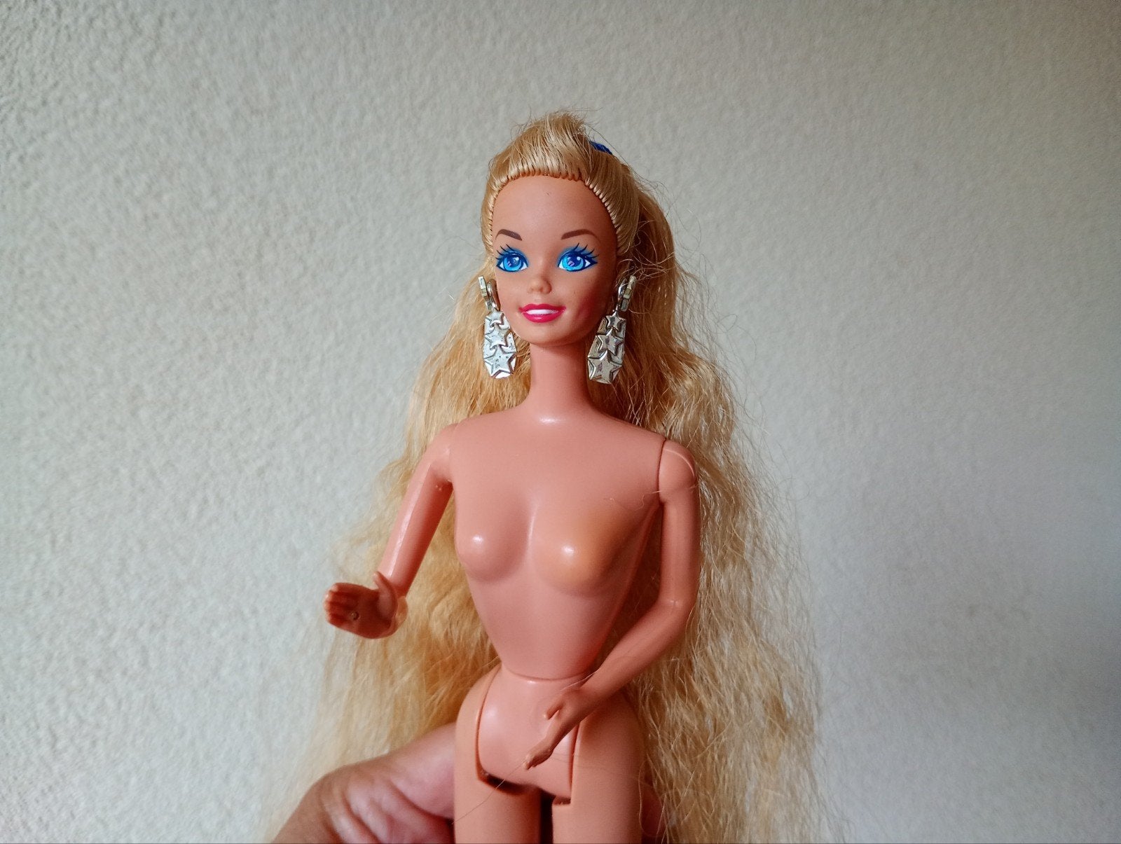 Vintage Barbie pop Mattel 1976 met lange blonde haren, Ophalen of Verzenden
