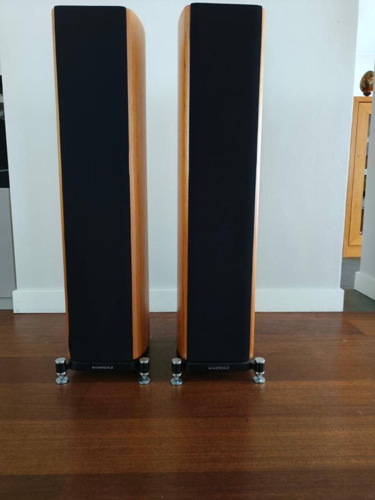 Wharfedale EVO 4.3 Vloerstaande Luidsprekers, Zo goed als nieuw, 120 watt of meer, Front, Rear of Stereo speakers, Ophalen