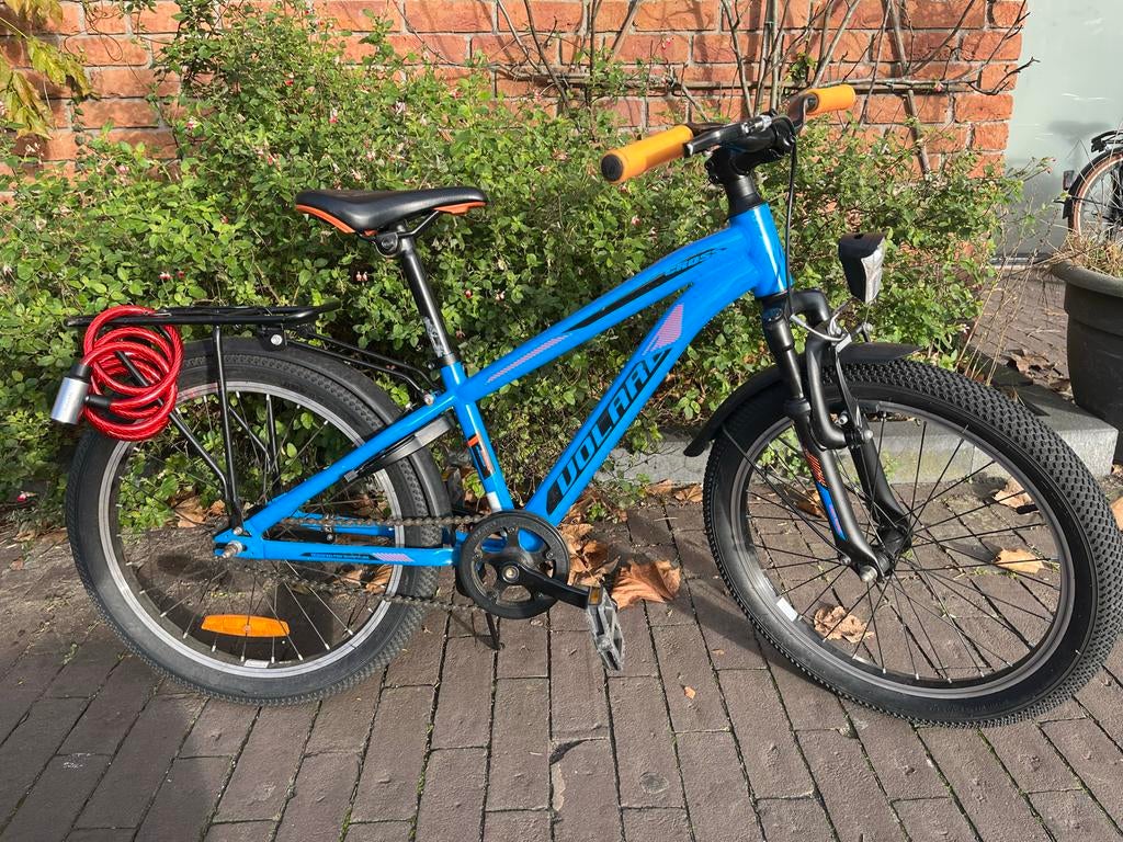 Volare Cross Kinderfiets Blauw - 20 inch, Fietsen en Brommers, Fietsen | Jongens, Gebruikt, 20 inch, Handrem, Ophalen