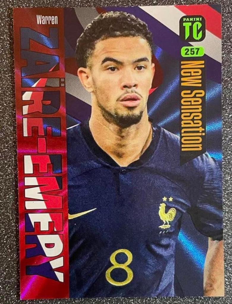 Panini Top Class 2024   NEW SENSATION   ZAÏRE-EMERY  FRANCE, Verzenden, Zo goed als nieuw, Plaatje