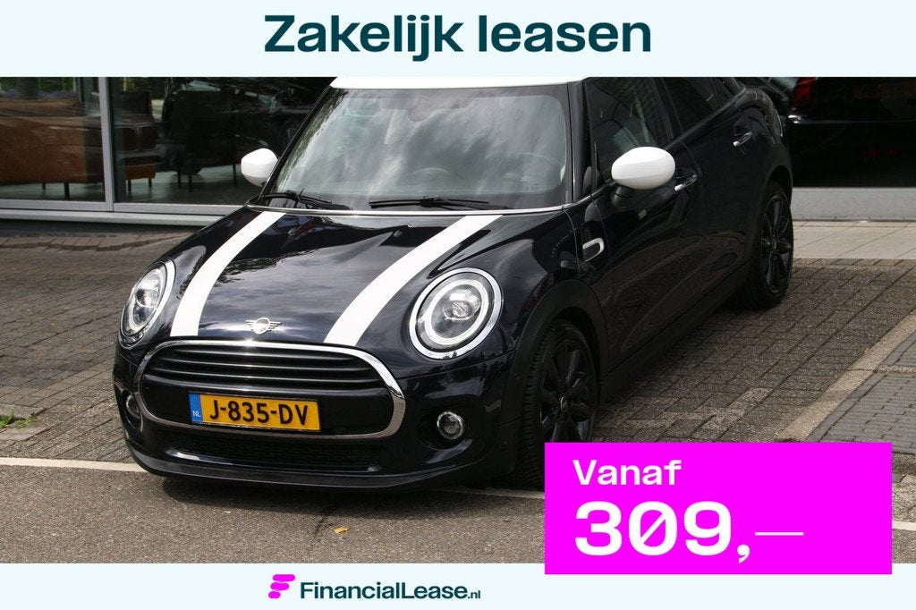 Mini 5-Deurs 1.5 Cooper Dalston Edition NL-AUTO NAP, Gebruikt, Blauw, Origineel Nederlands, Bedrijf