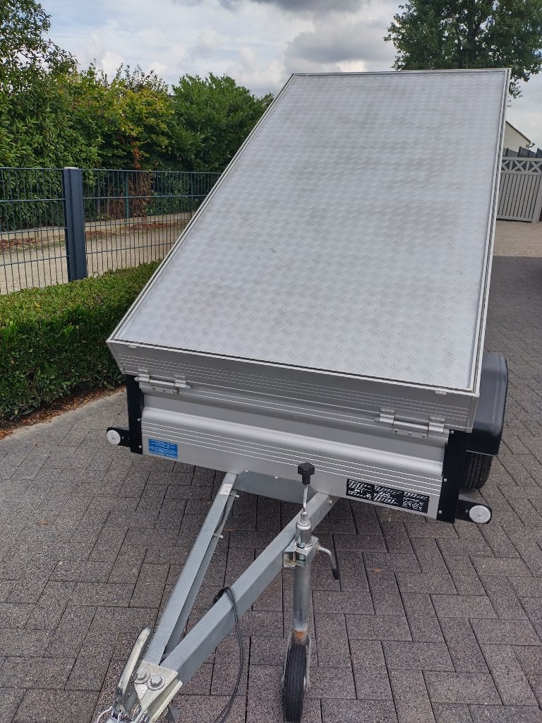 Unsinn aluminium afsluitbare aanhangwagen ongeremd, Ophalen, Zo goed als nieuw
