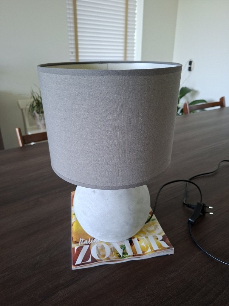 Schemerlamp, Beige, Overige merken, Zo goed als nieuw, Kunststof