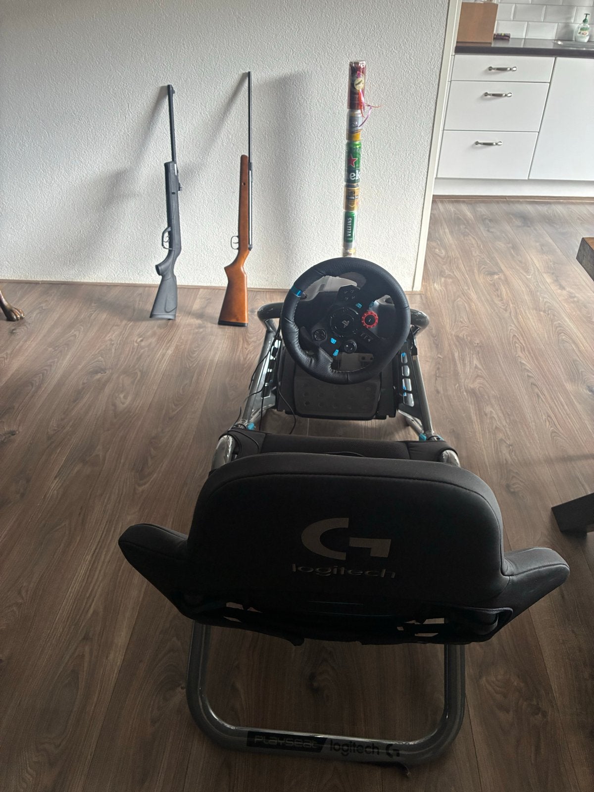 Logitech G29 racestuur met Playseat trophy, Ophalen, Gebruikt