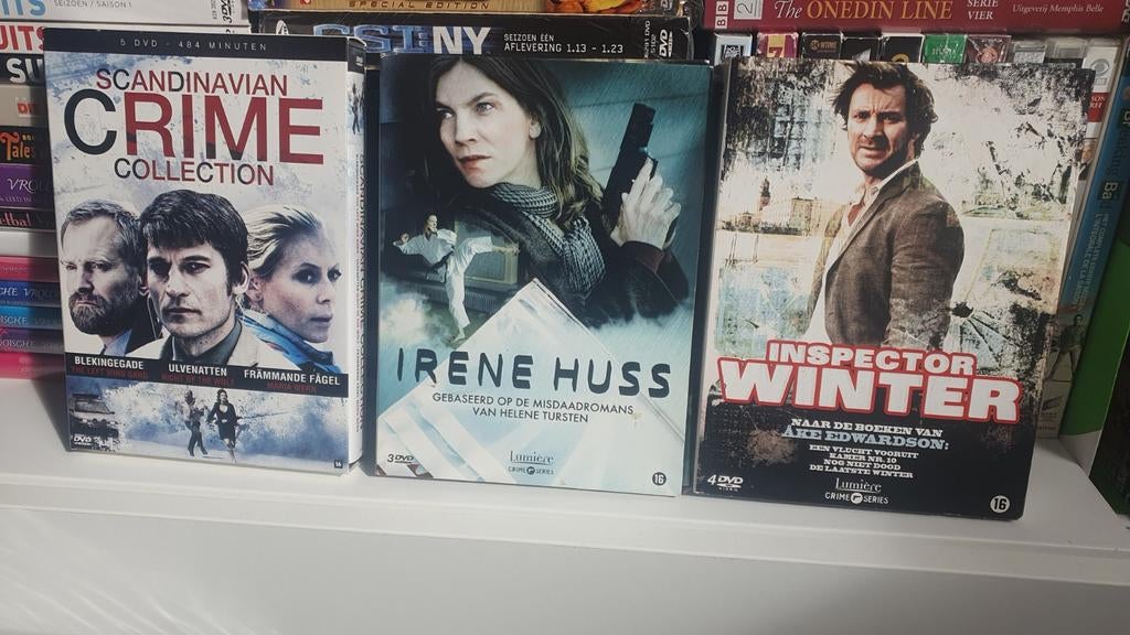 Scandinavische Misdaad Collectie DVD Boxsets, 3x setprijs, Cd's en Dvd's, Gebruikt, Vanaf 16 jaar, Boxset, Ophalen of Verzenden