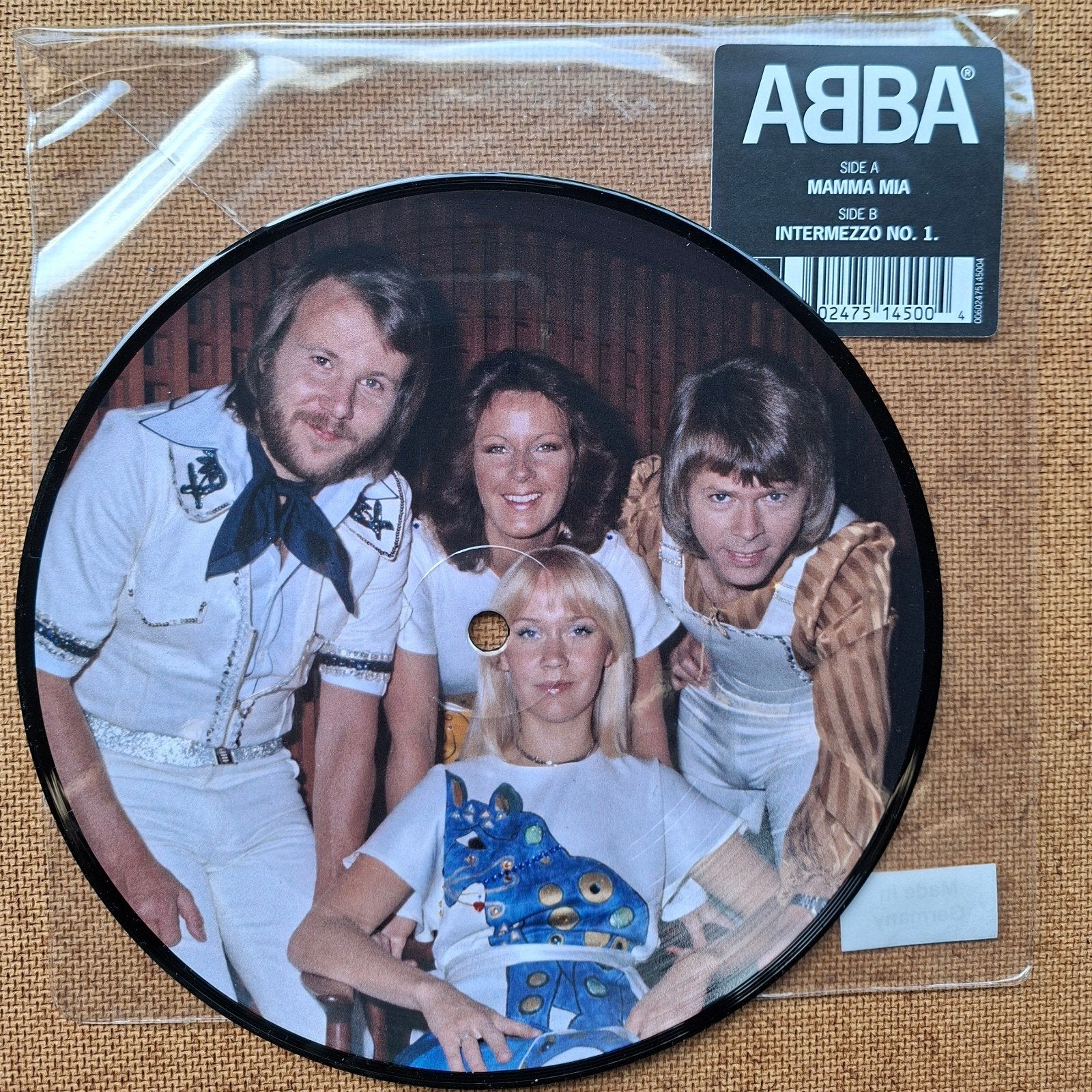 ABBA  - Mamma Mia  - Picture disc - TOP, Ophalen of Verzenden, Nieuw in verpakking, 7 inch, Pop